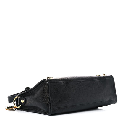 Balenciaga Chevre Gold Metallic Edge Hardware S City Black 4 of 12
