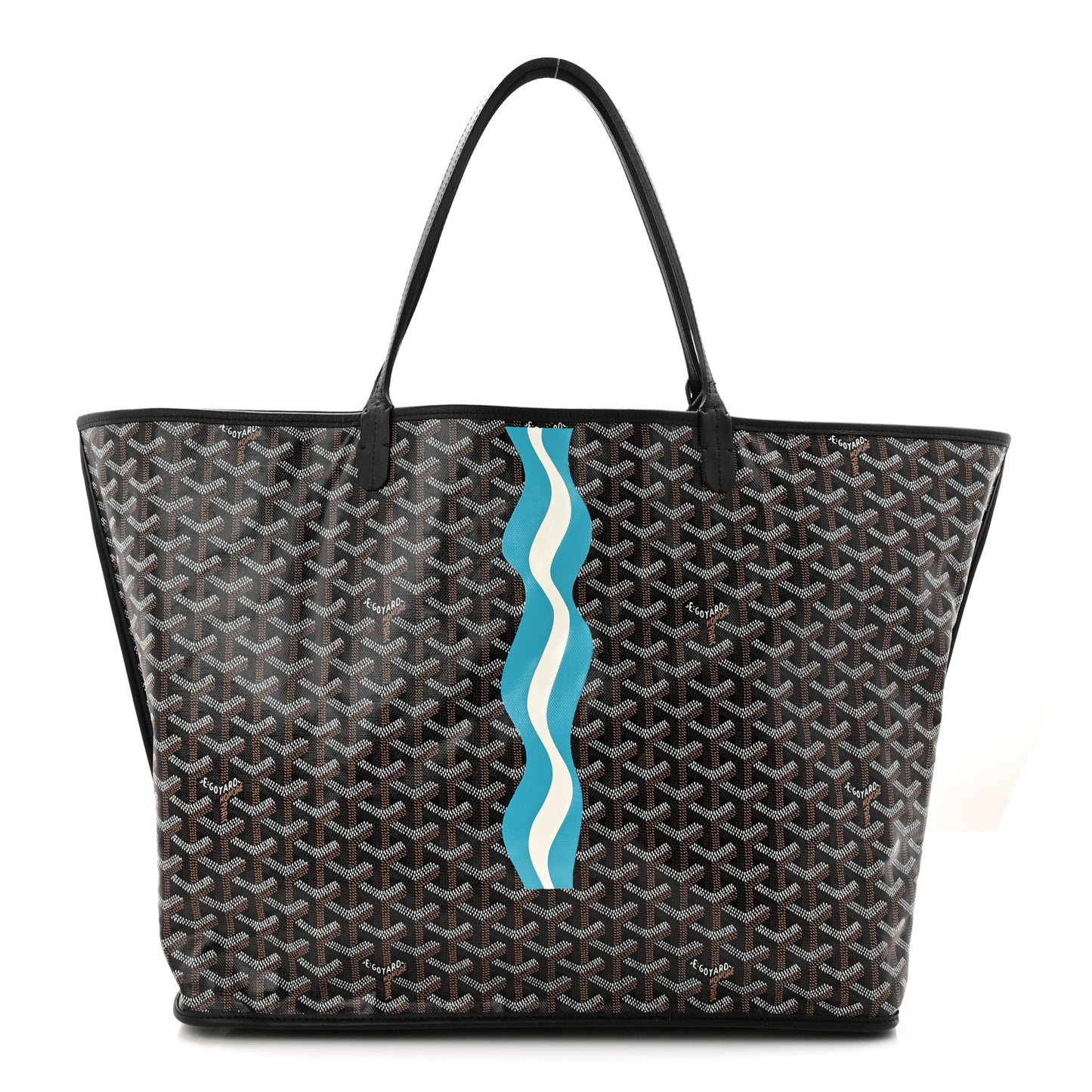 Goyardine Onde Millesime Reversible Anjou GM Black