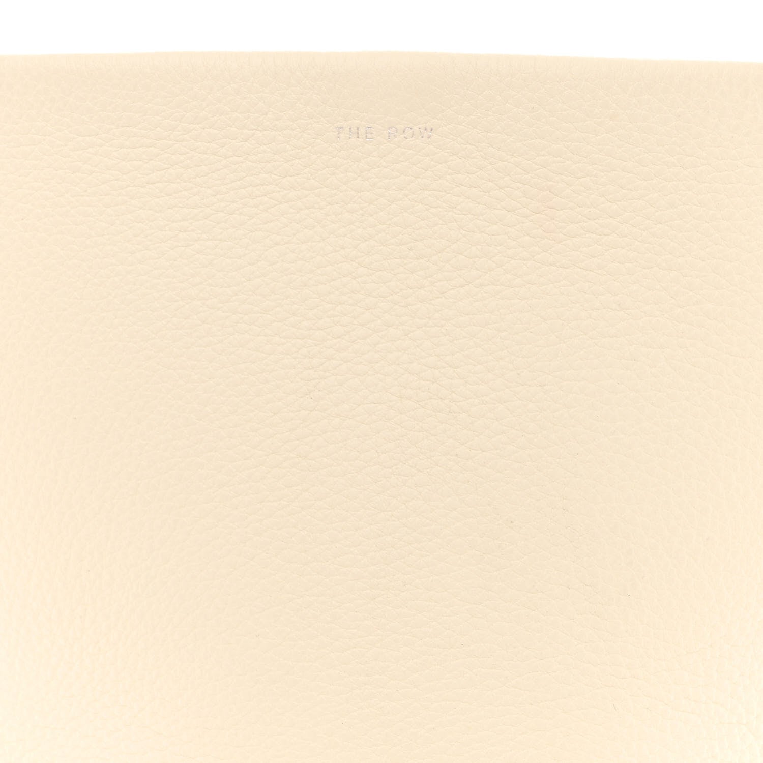 The Row Grained Calfskin Small N/S Park Tote Ivory 7 of 9
