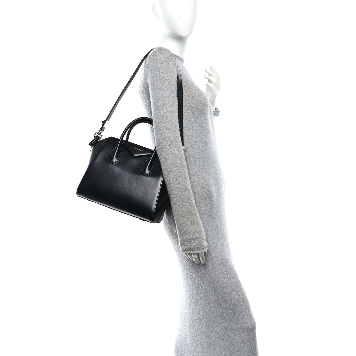 Givenchy Shiny Lord Calfskin Small Antigona Black 2 of 10