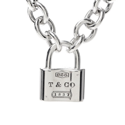 Tiffany Sterling Silver 1837 Lock Charm Necklace 4 of 4