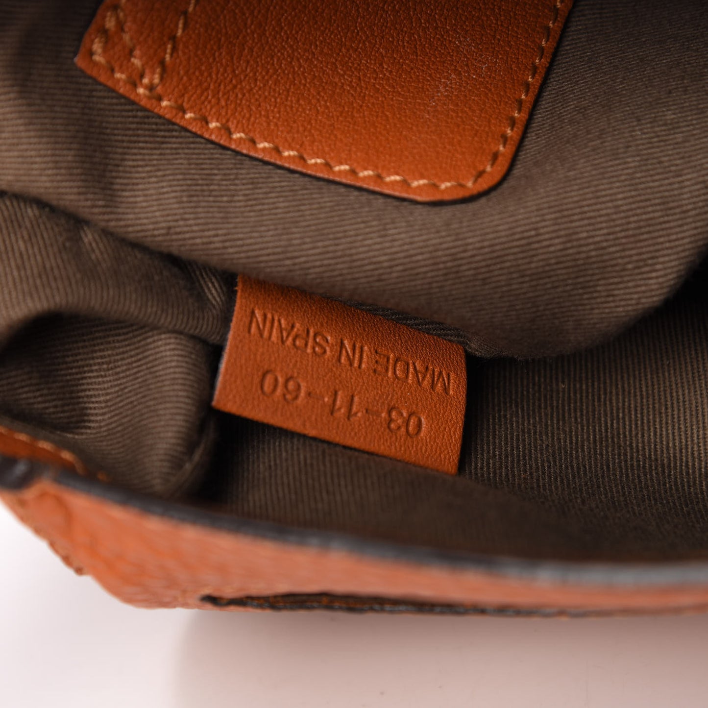 Calfskin Mini Marcie Round Crossbody Bag Tan