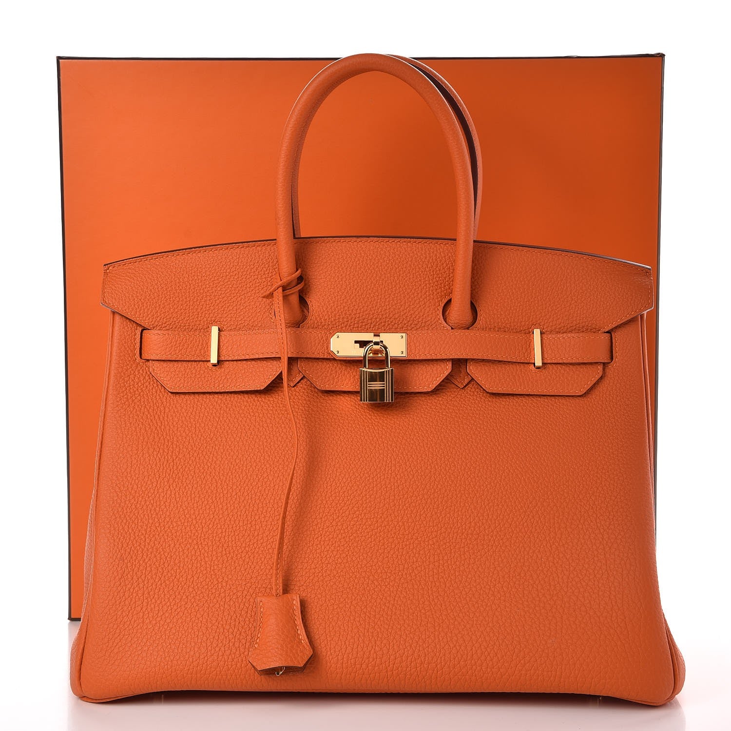 Hermes Togo Birkin 35 Orange 36 of 36