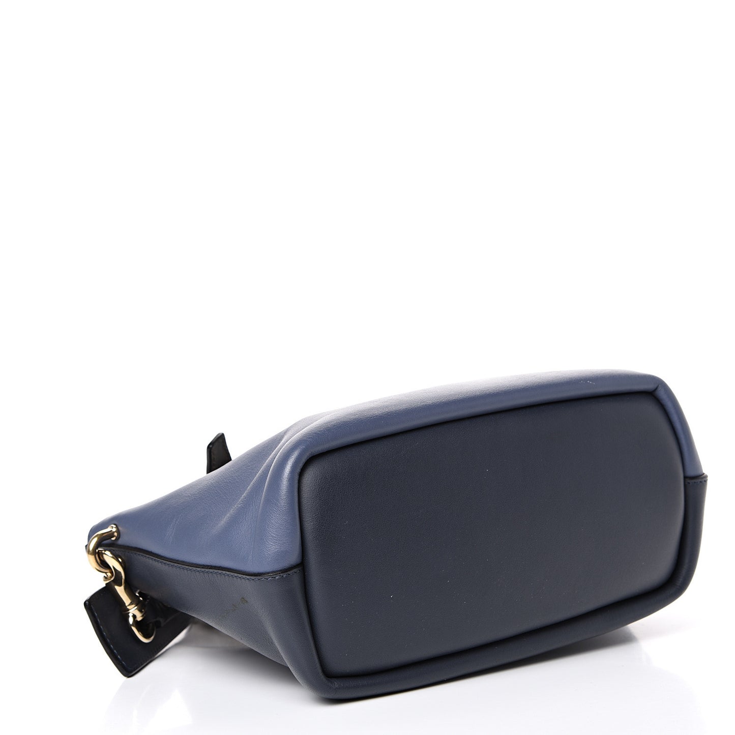 Smooth Calfskin Mini Baylee Tote Street Blue Navy