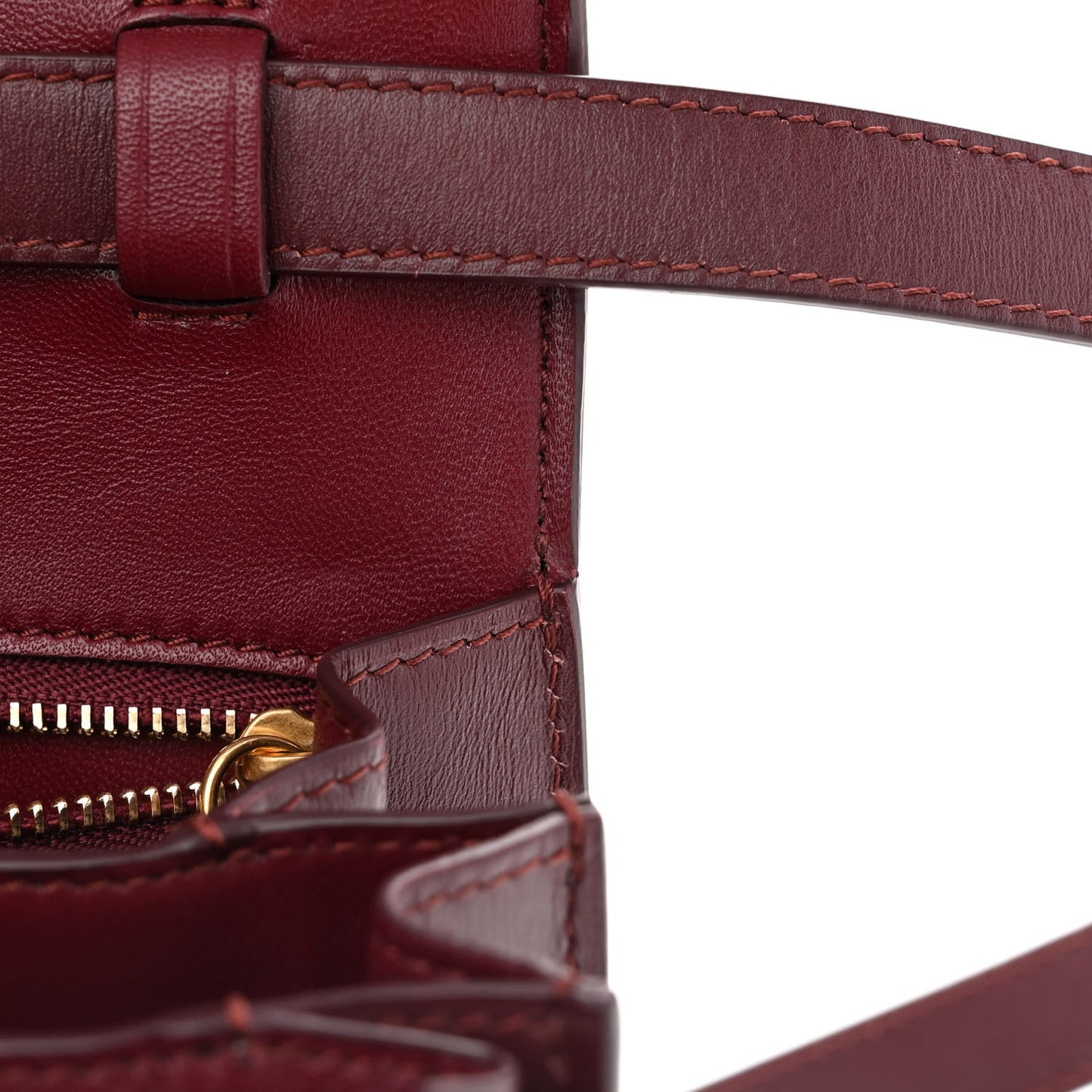 Box Calfskin Small Classic Box Flap Bag Burgundy
