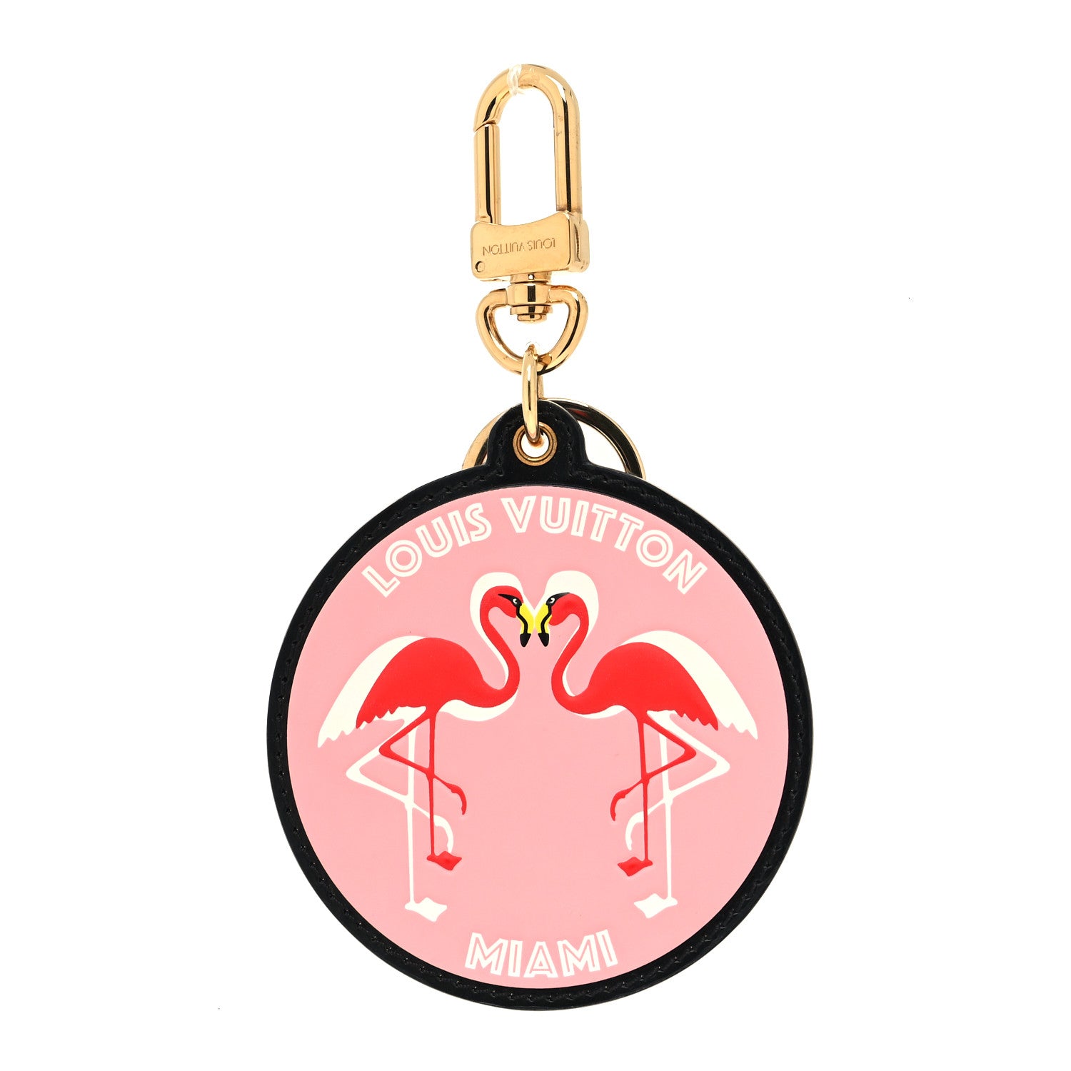 Louis Vuitton World Tour Flamingo Bag Charm Key Holder 1 of 3