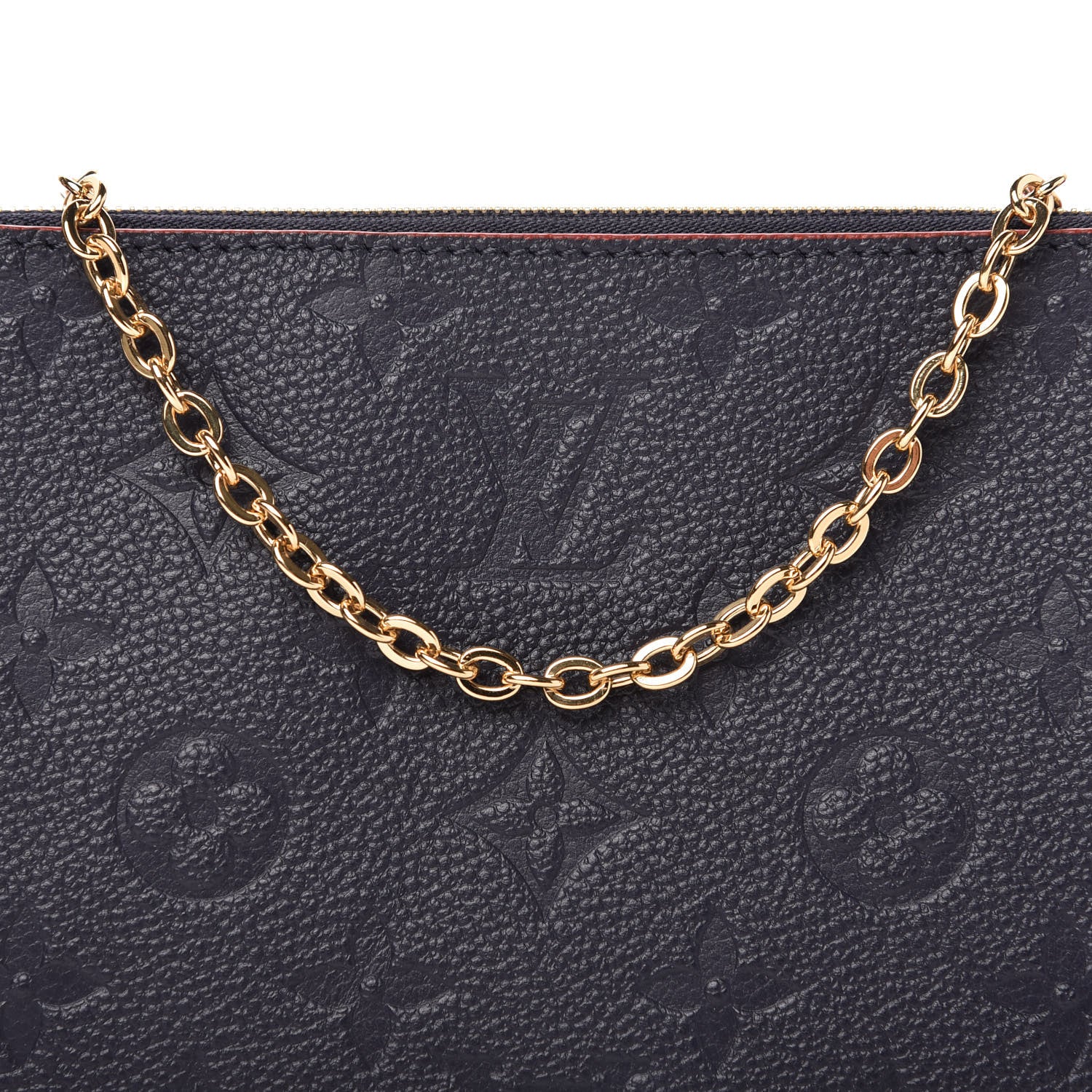 Louis Vuitton Empreinte Double Zip Pochette Marine Rouge 11 of 11