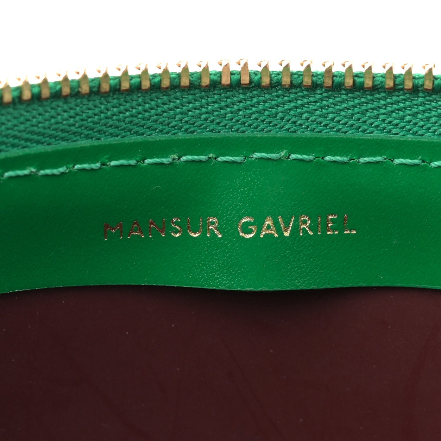 Mansur Gavriel Calfskin Gaia Shoulder Bag Leaf 6 of 10