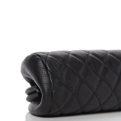 Chanel Caviar Quilted Timeless Clutch Black 6 of 10