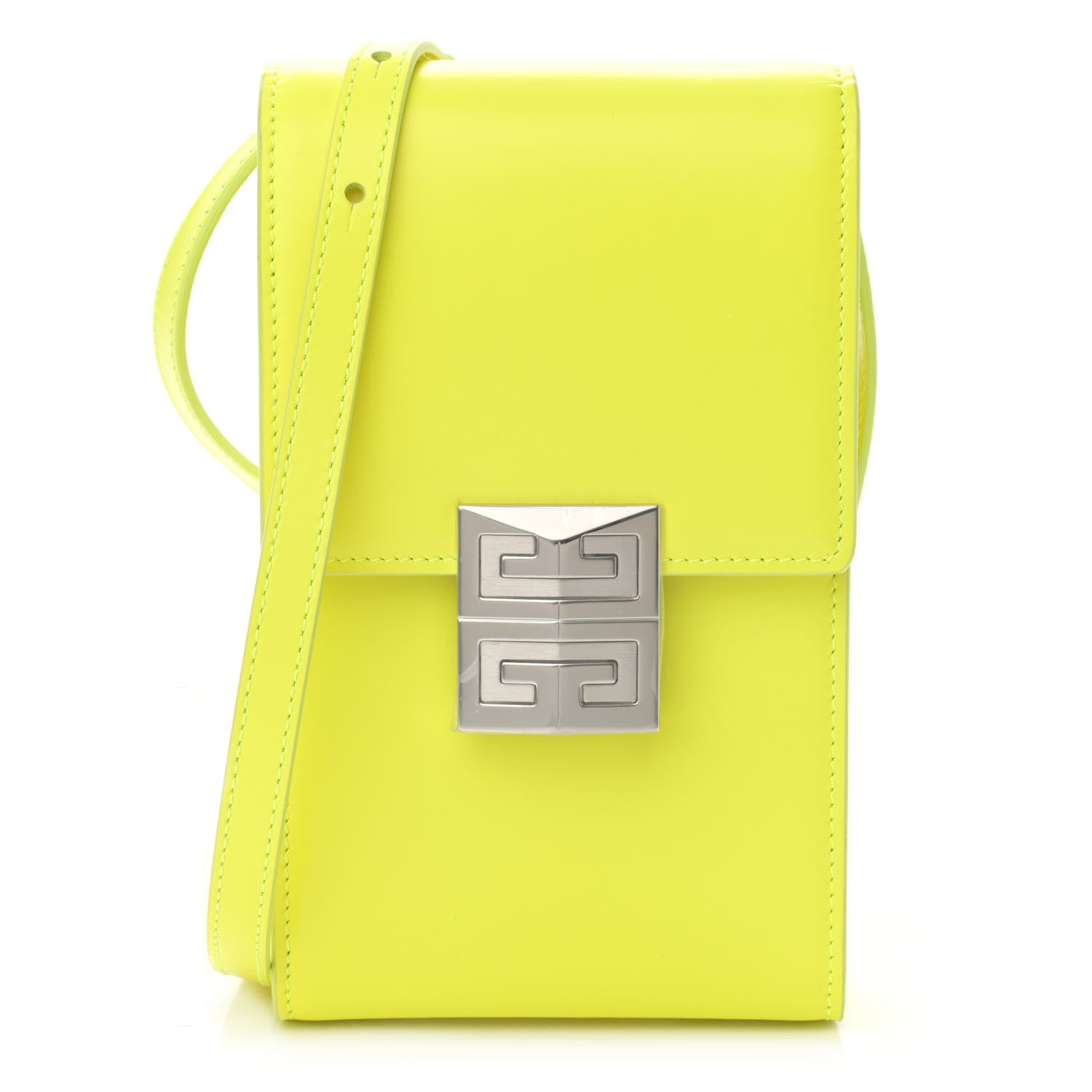 Givenchy Box Calfskin Mini 4G Vertical Bag Fluo Yellow 1 of 13