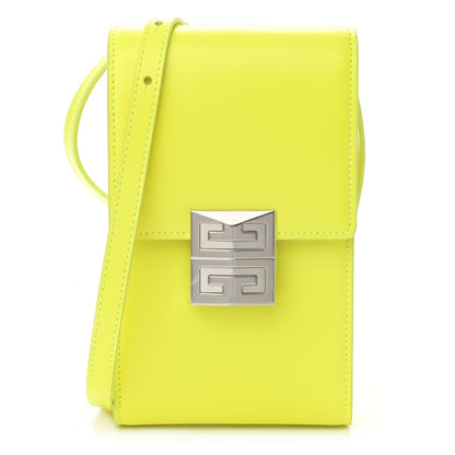 Givenchy Box Calfskin Mini 4G Vertical Bag Fluo Yellow 1 of 13
