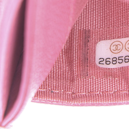 Chanel Caviar Quilted Boy Card Holder Light Pink 8 of 10