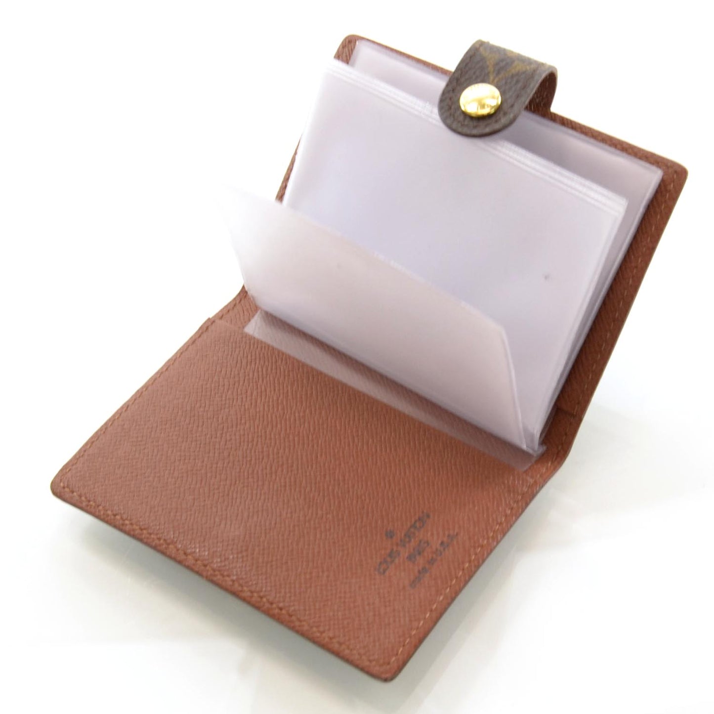 Monogram Credit Card Photo Holder Wallet