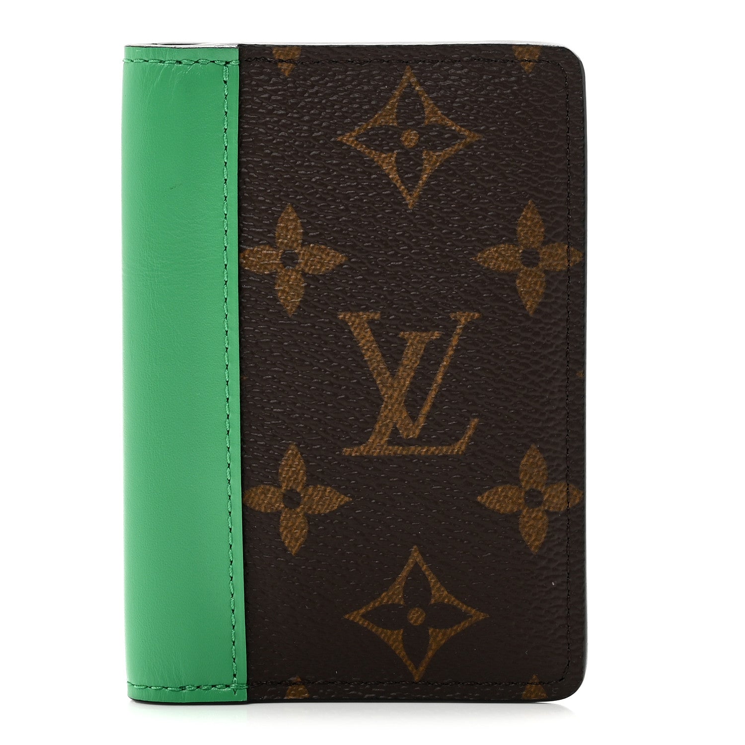 Louis Vuitton Monogram Macassar Pocket Organizer NM Borneo Green 1 of 8