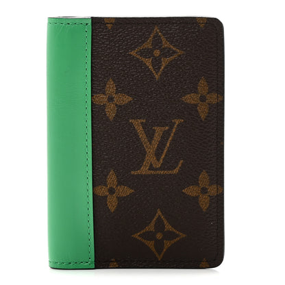 Louis Vuitton Monogram Macassar Pocket Organizer NM Borneo Green 1 of 8