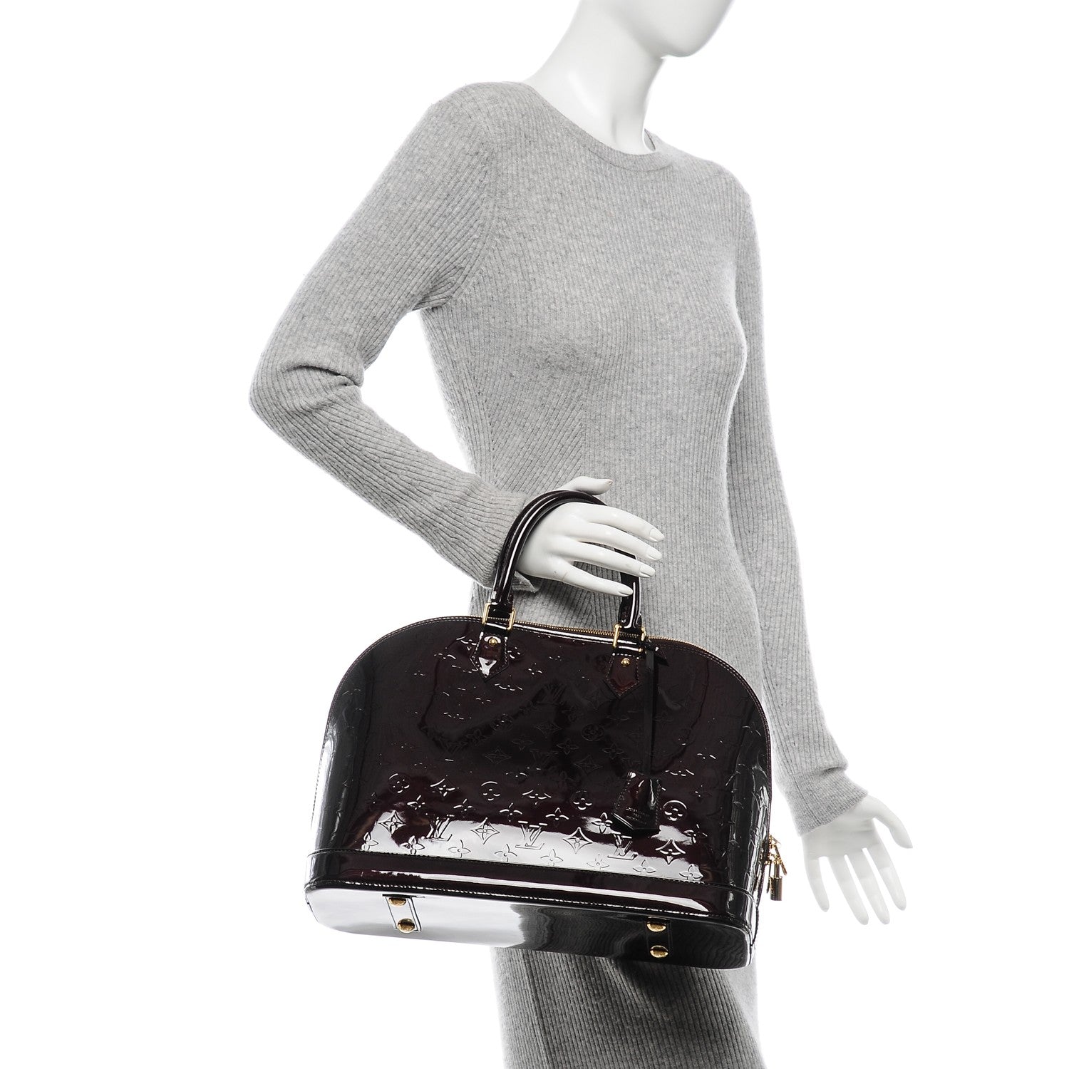Louis Vuitton Vernis Alma GM Amarante 2 of 6