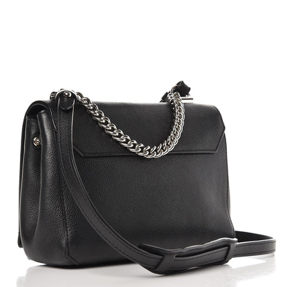 Louis Vuitton Calfskin Lockme II Chain Bag BB Black 3 of 6