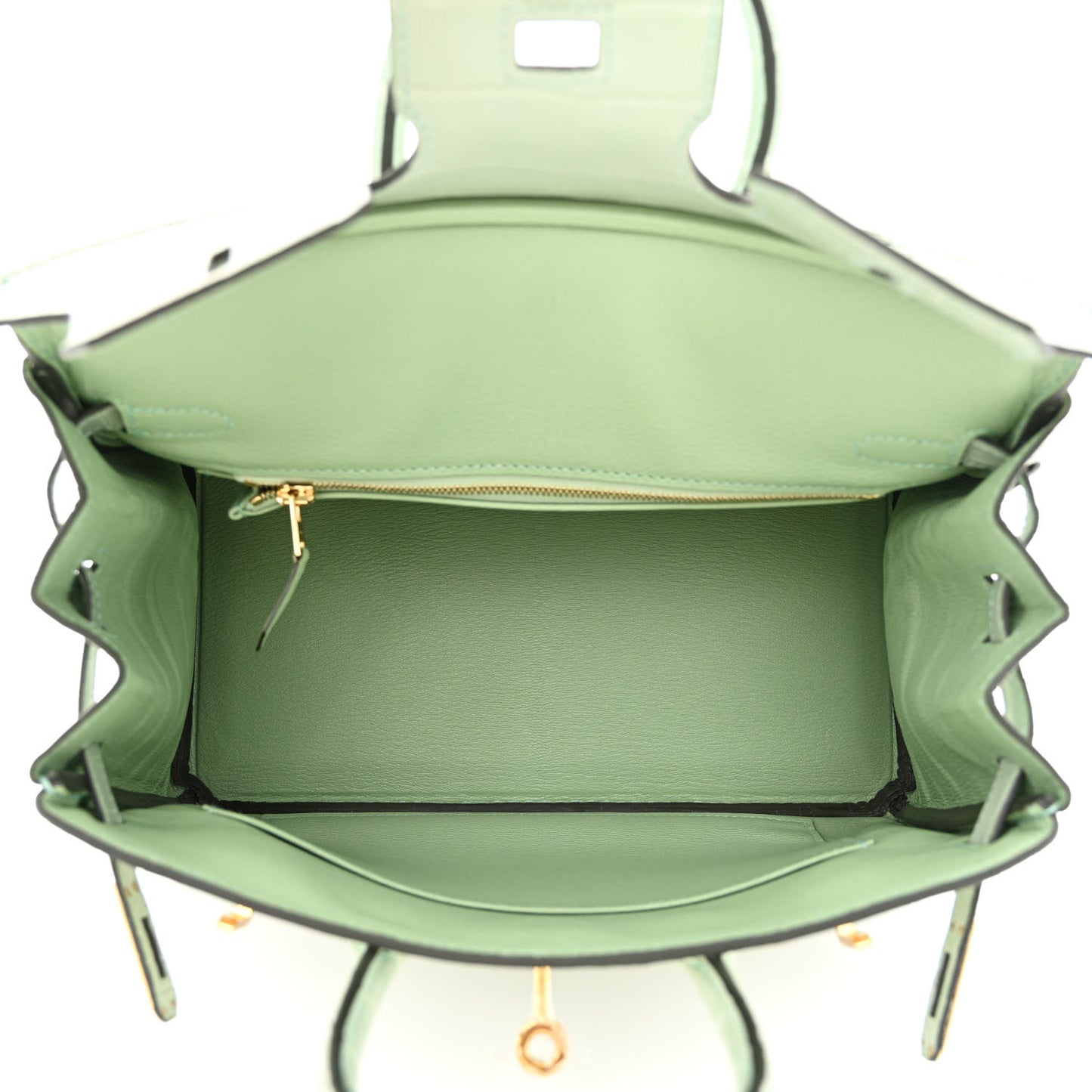 Matte Alligator Birkin 25 Vert D'eau