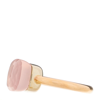Pomellato 18K Rose Gold Rose Quartz Classic Nudo Ring 52 6 3 of 6