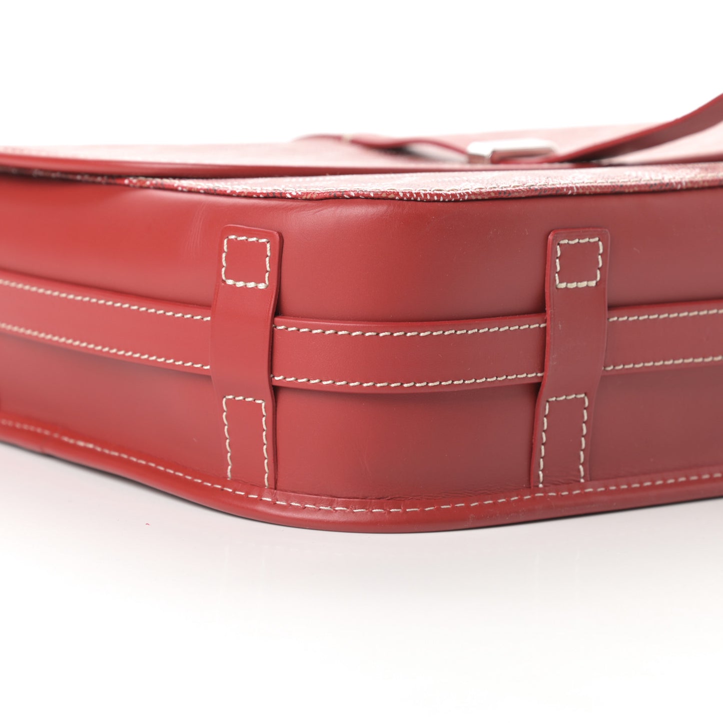 Goyardine Belvedere II MM Messenger Bag Red