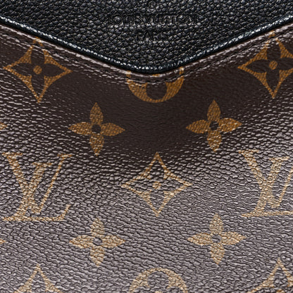 Louis Vuitton Monogram Pallas Clutch Black 7 of 9