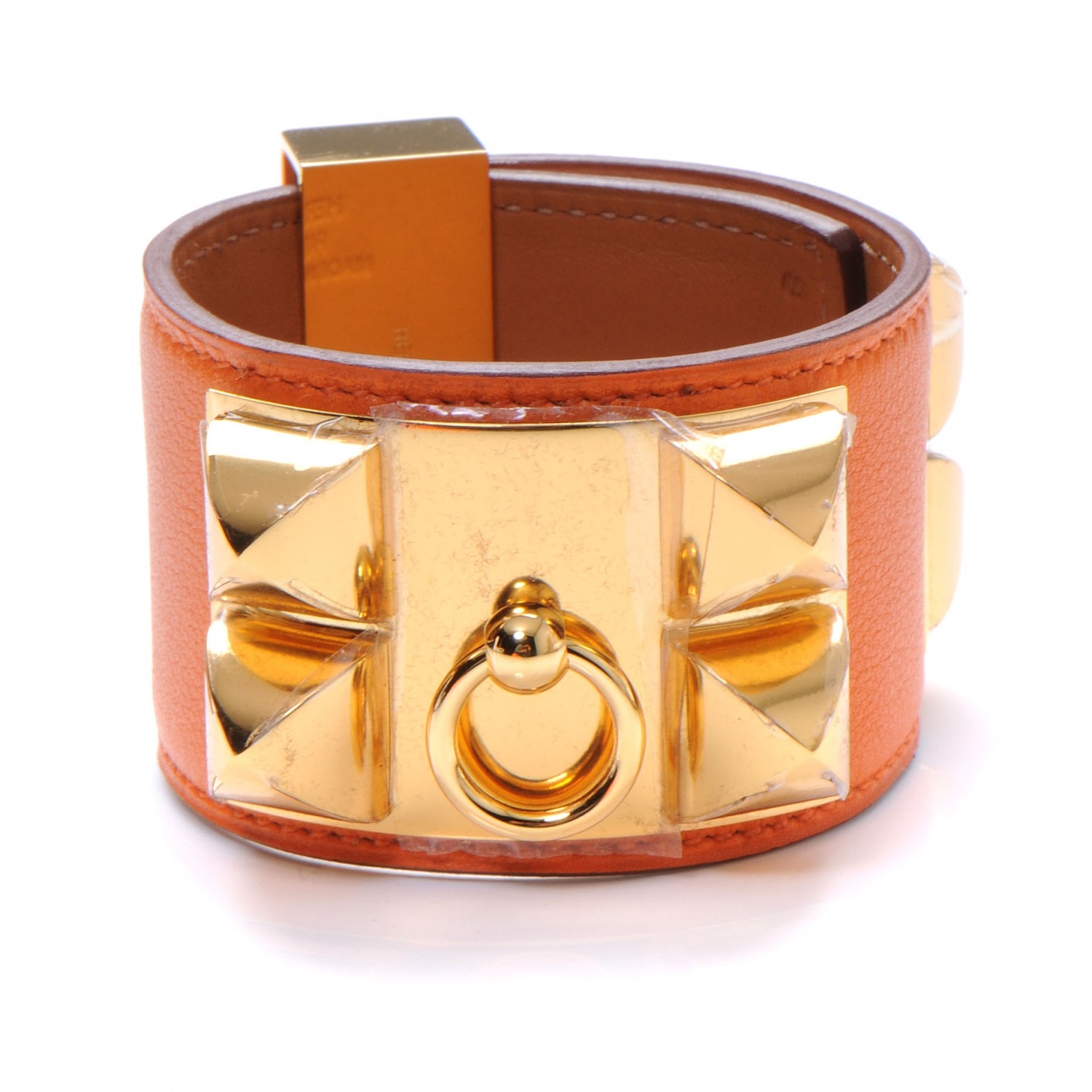 Hermes Swift Collier de Chien CDC Bracelet Orange Small 1 of 5