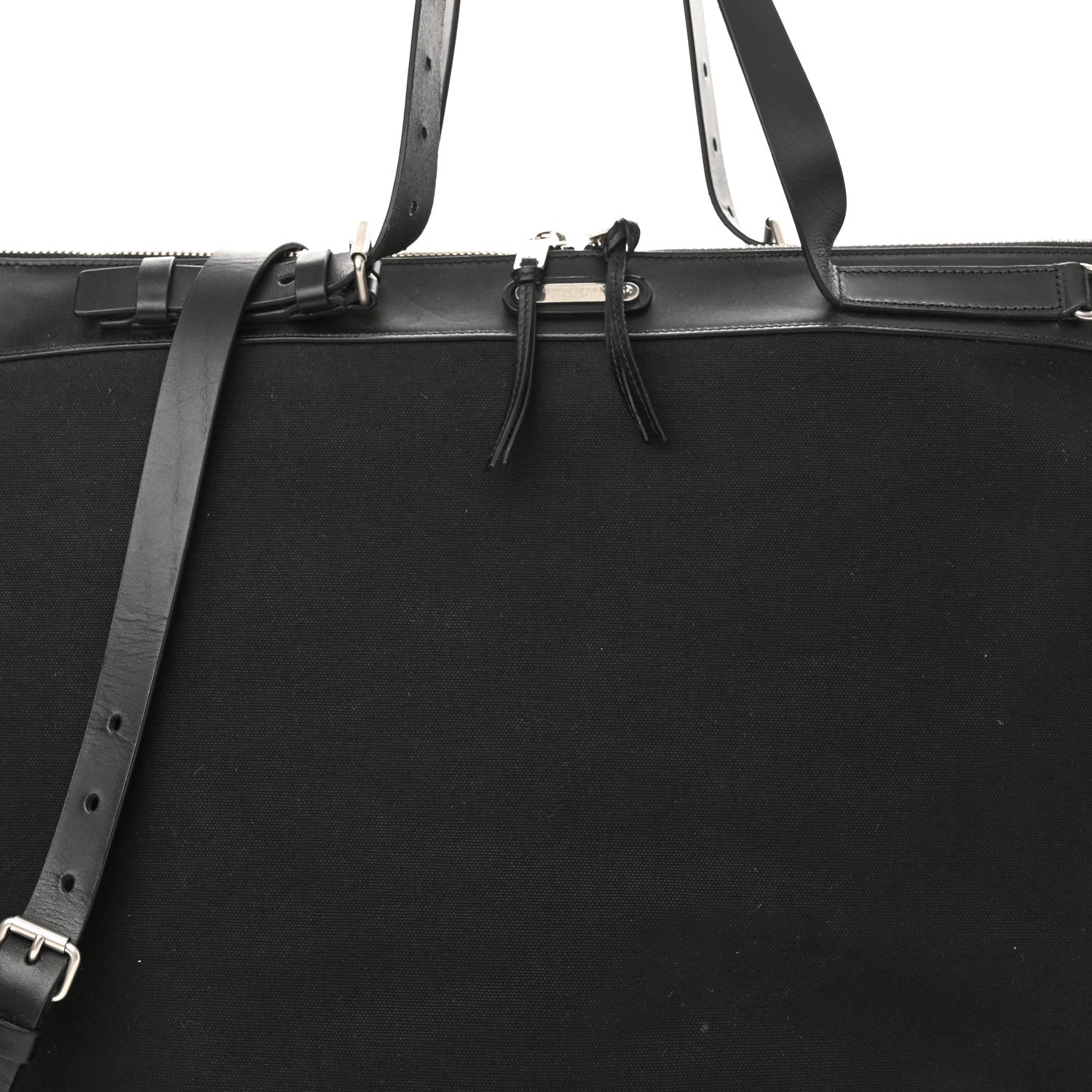 Saint Laurent Canvas ID Shopping Bag Black 8 of 10