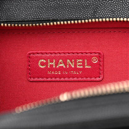 Chanel Caviar Quilted Like A Wallet Flap Black 5 of 10