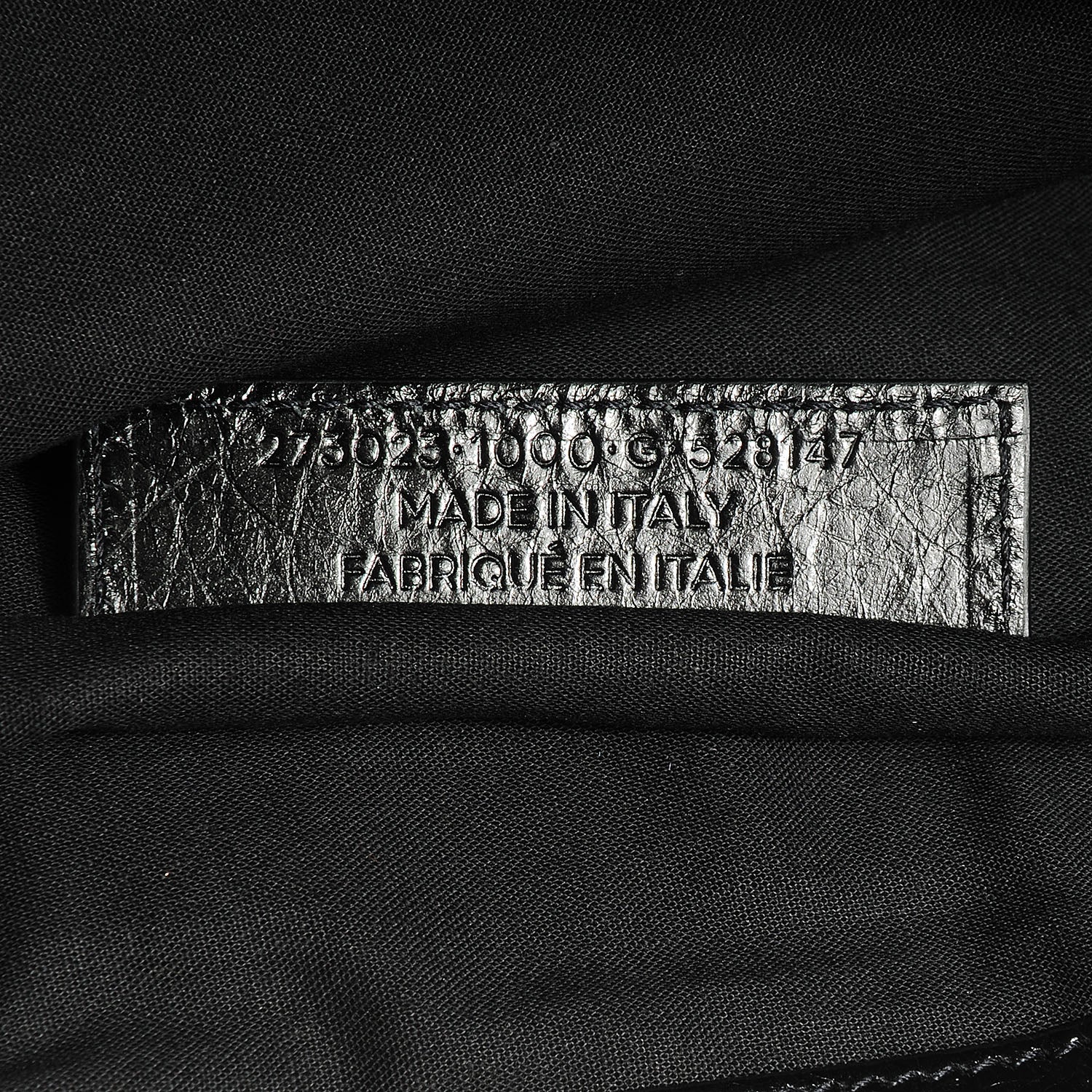 Balenciaga Agneau Arena Classic Hardware Large Clip Black 7 of 9