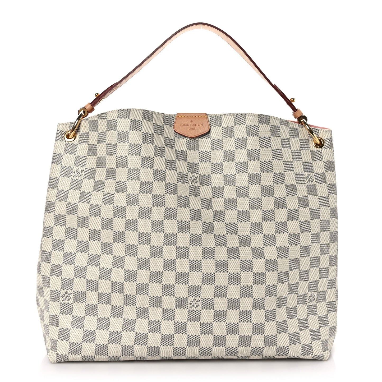 Damier Azur Graceful MM Rose Ballerine
