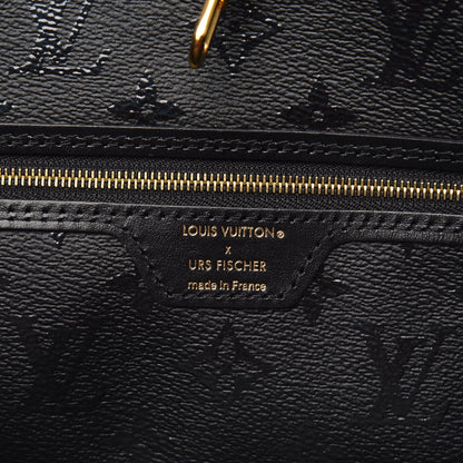 Louis Vuitton X UF Tufted Monogram Neverfull MM Black Red 6 of 11