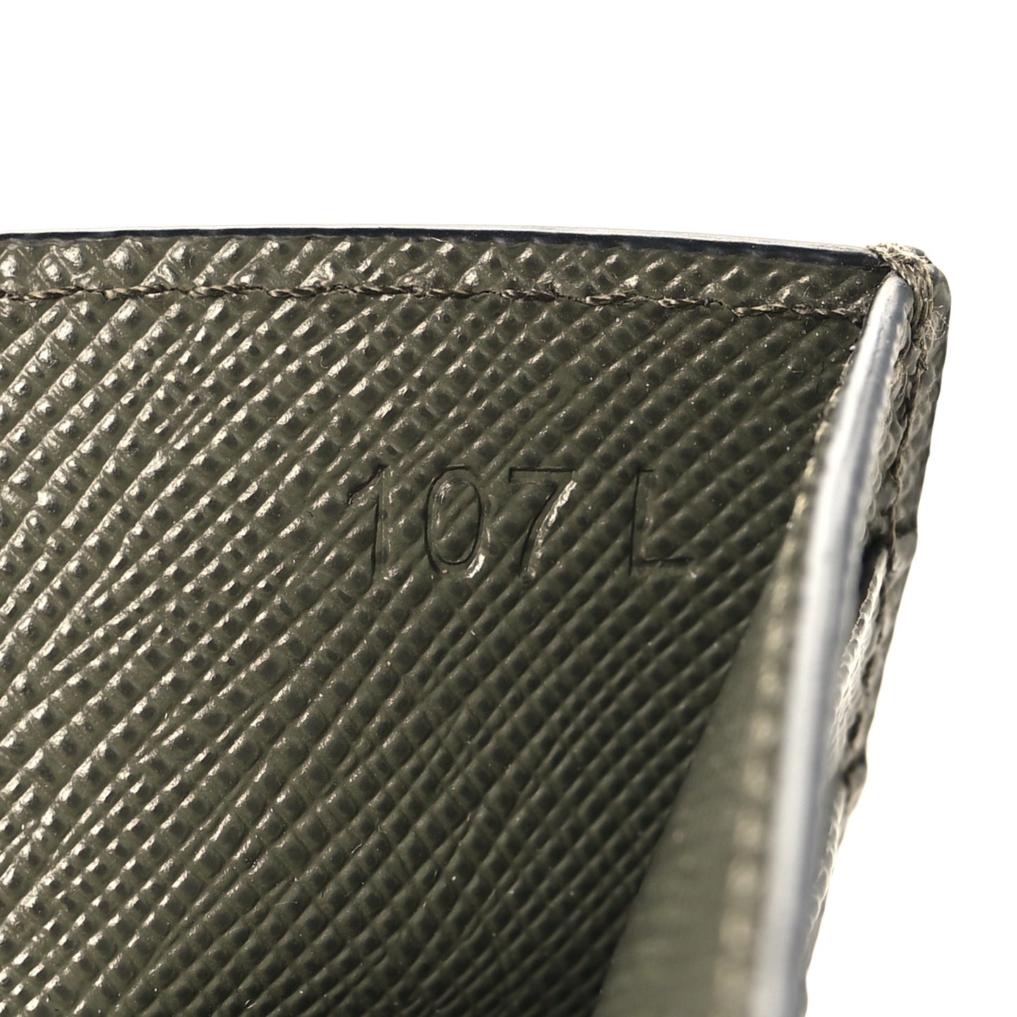 Saffiano Triangle Card Holder Loden