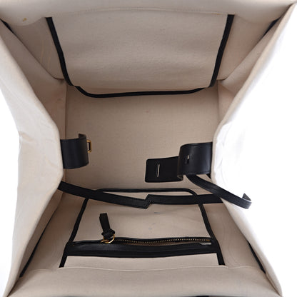 Celine Cotton Canvas Medium Phantom Luggage White 5 of 20