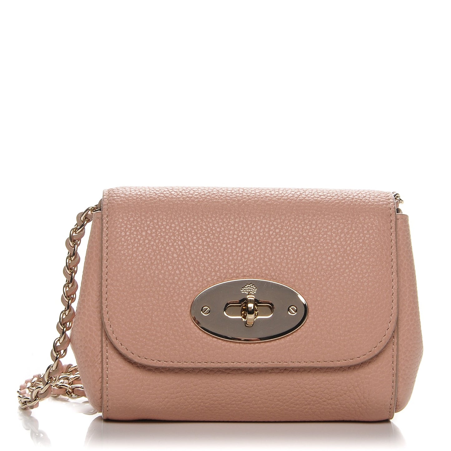 Natural Calfskin Mini Lily Blush
