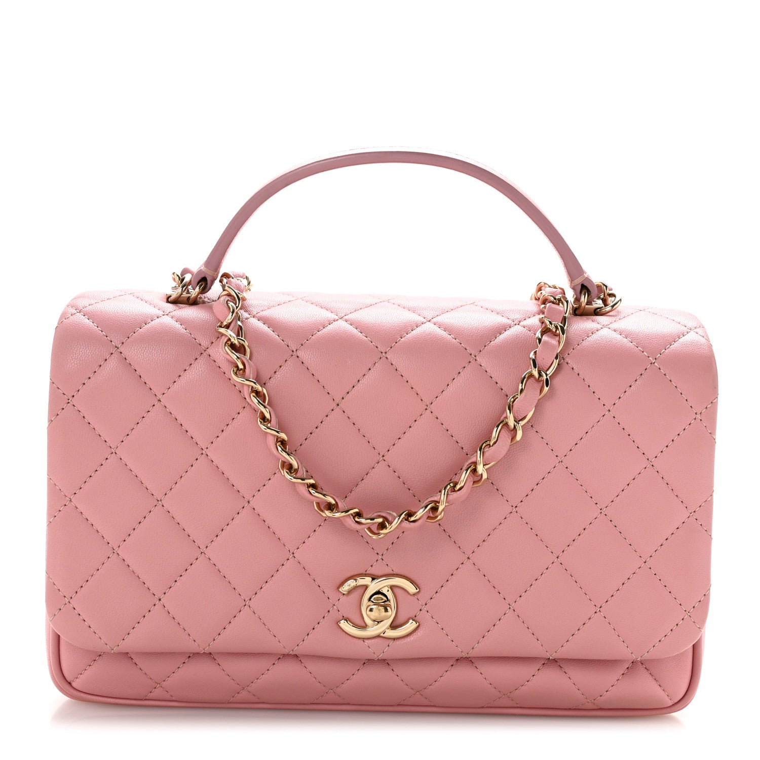 Chanel Lambskin Quilted Small Citizen Chic Flap Pink 1 of 13