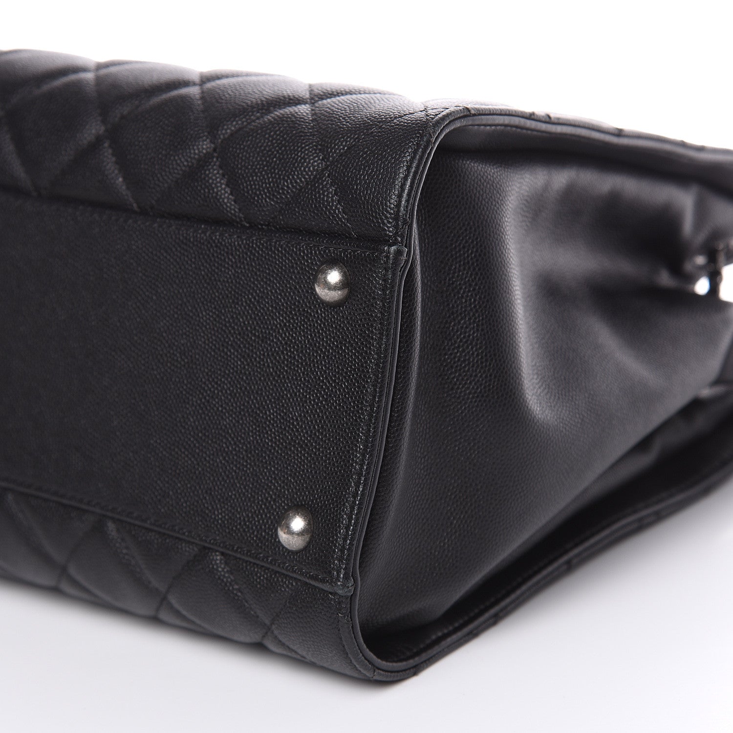 Chanel Caviar Quilted Medium CC Bucket Bag Black 9 of 13