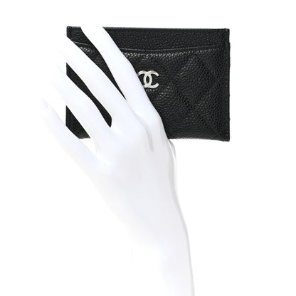 Chanel Caviar Quilted Card Holder Black 2 of 9