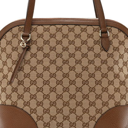 Gucci Monogram Medium Bree Shoulder Bag Beige Tabacco 7 of 9
