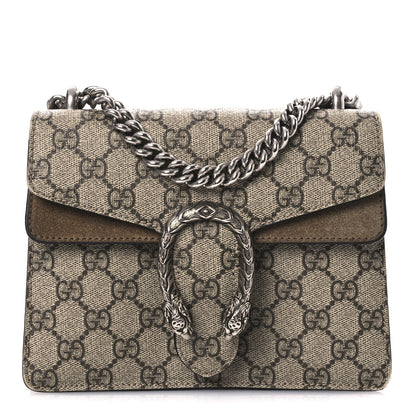 Gucci GG Supreme Monogram Mini Dionysus Shoulder Bag Taupe 1 of 16