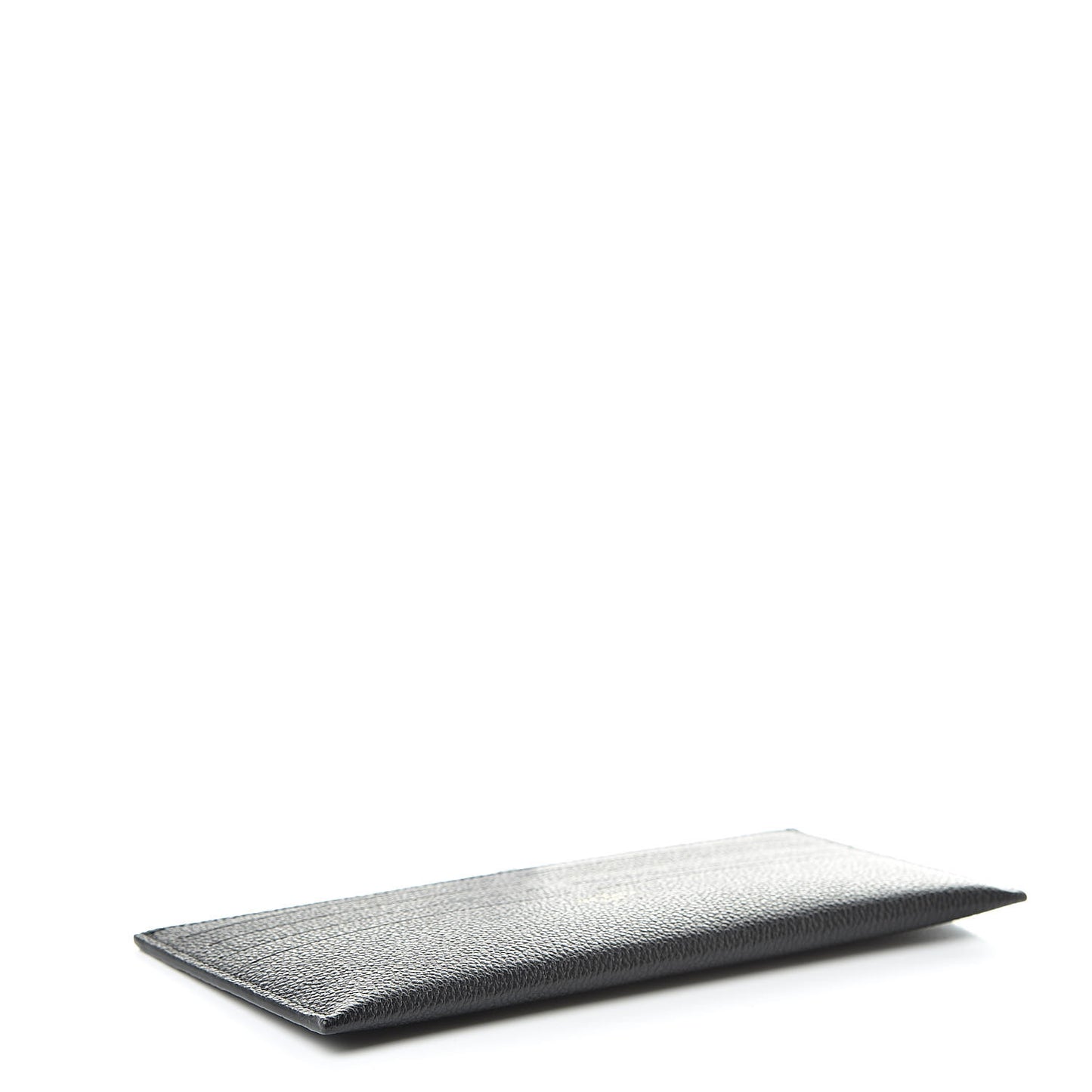 Calfskin Felicie Chain Wallet Card Holder Insert Black