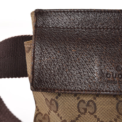 Gucci Monogram Web Belt Bag Dark Brown 10 of 18