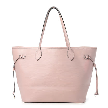 Louis Vuitton Epi Neverfull MM Rose Ballerine 1 of 9