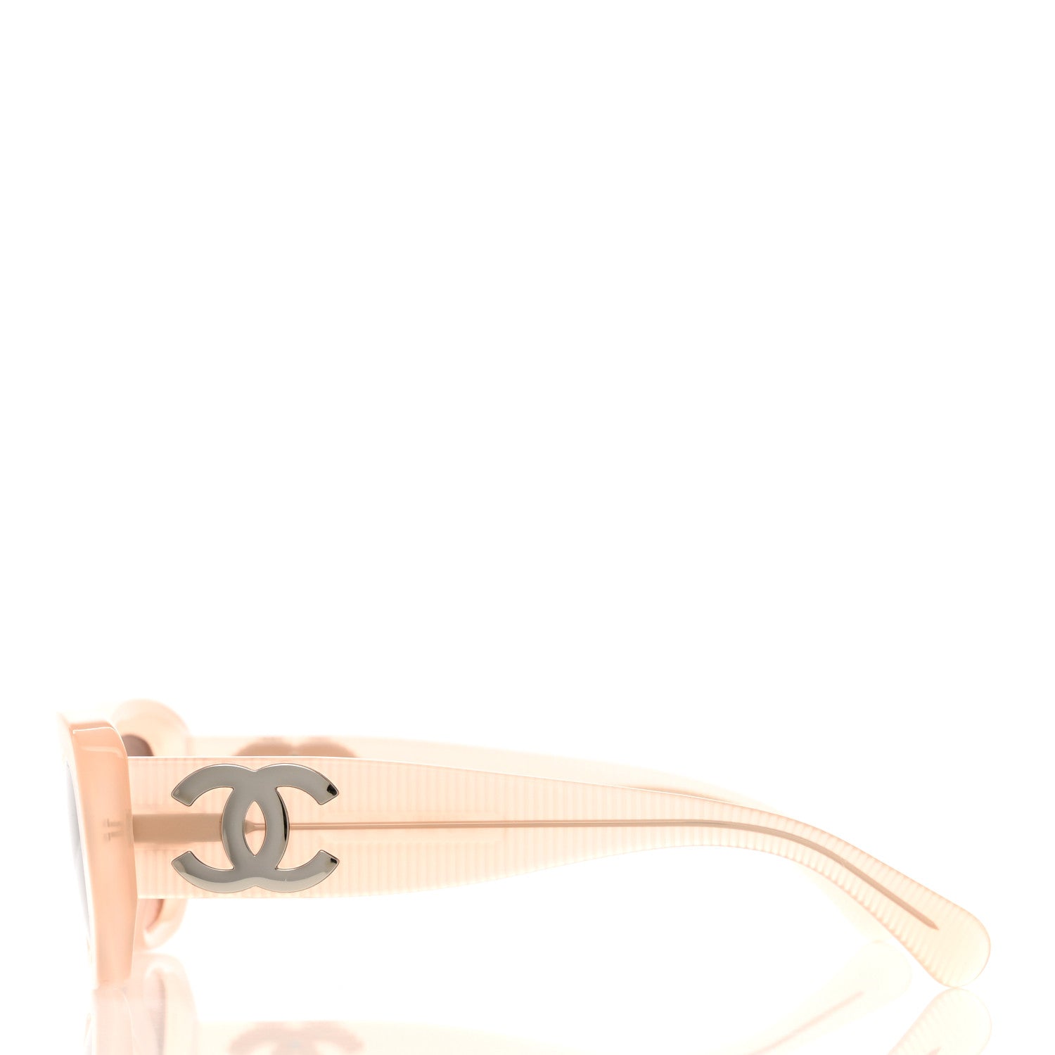 Chanel Acetate Rectangle CC Sunglasses 5493-A Light Orange 3 of 6
