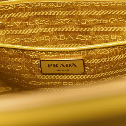 Prada Saffiano Vernice Parabole Tote Mimosa 7 of 13