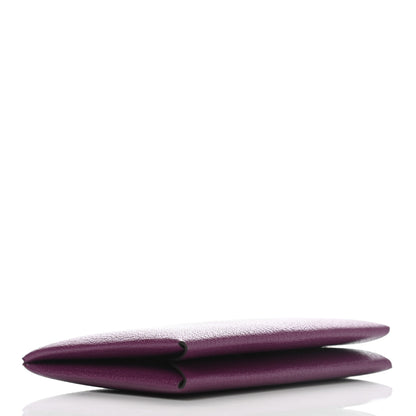 Hermes Chevre Mysore Calvi Card Case Anemone 4 of 6