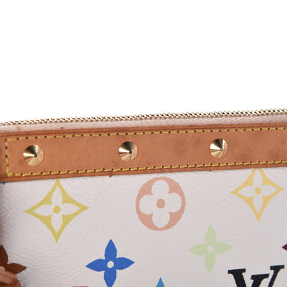 Louis Vuitton Monogram Multicolor Pochette Accessories White 11 of 12