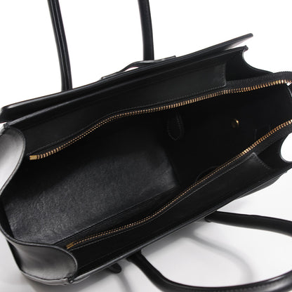 Celine Smooth Calfskin Micro Luggage Black 5 of 7