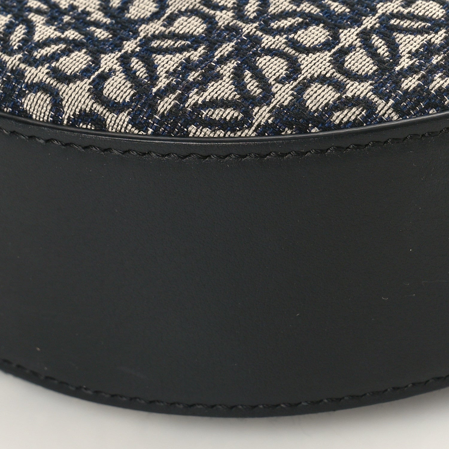 Loewe Jacquard Anagram Calfskin Small Luna Navy Black 8 of 8