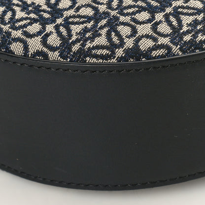 Loewe Jacquard Anagram Calfskin Small Luna Navy Black 8 of 8