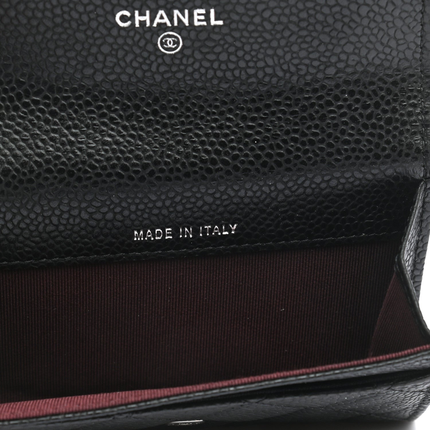 Chanel Caviar Quilted Flap Card Holder Wallet Black 5 of 8